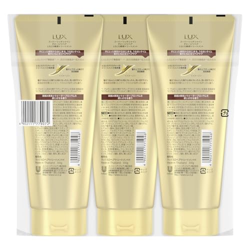 lux Super Rich Shine Damage Repair Wash-off Treatment Main Unit Large Capacity 300g X 3 Pieces