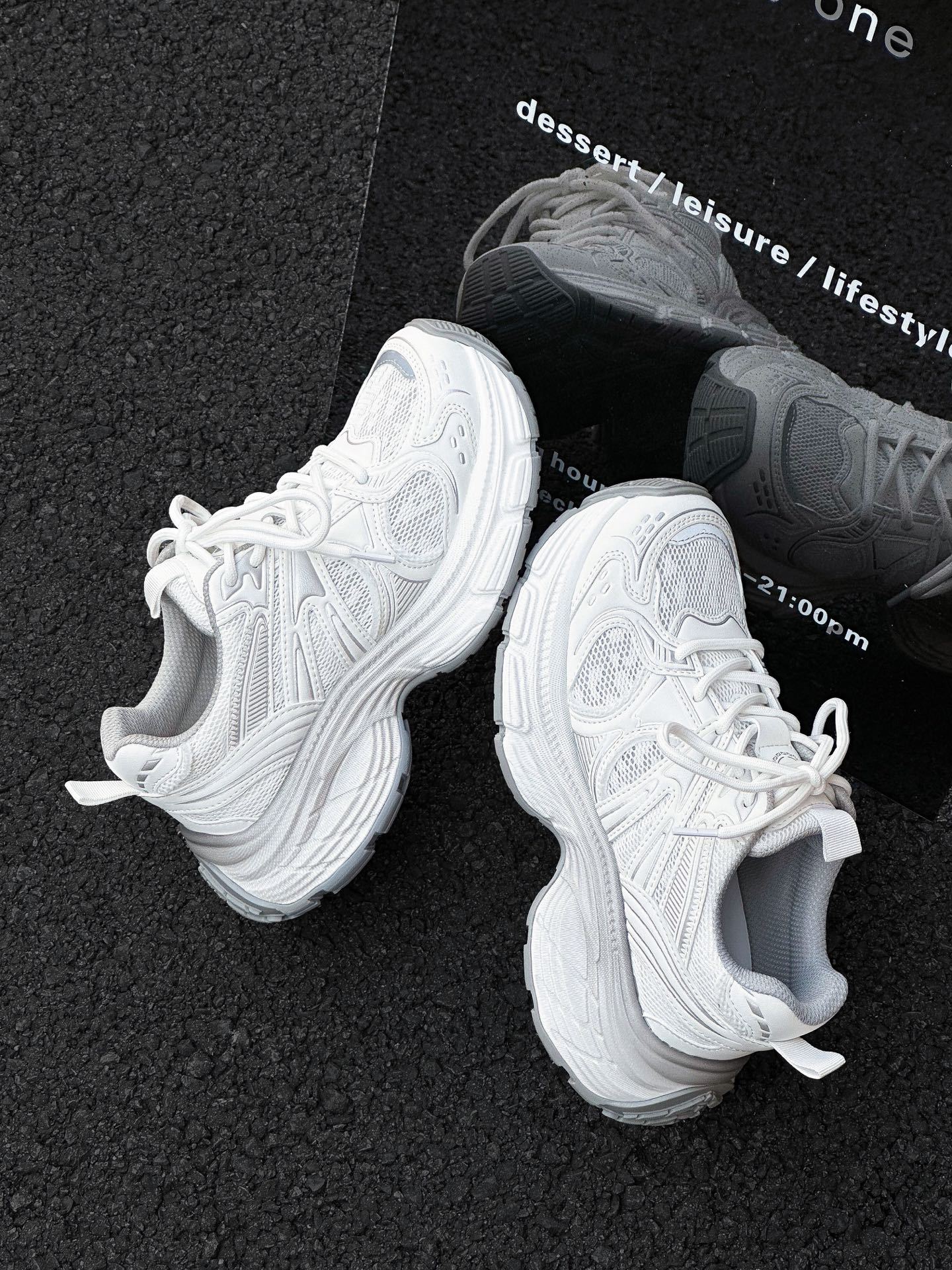 

Early spring new casual platform women s shoes breathable double mesh round head women s versatile women s single shoes dad shoes women s tide 35 белый