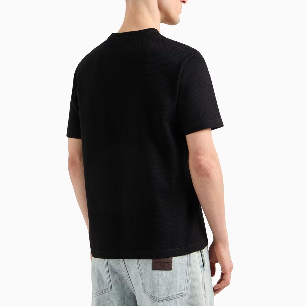 EMPORIO ARMANI T-Shirts Men's Black Crew Neck Moderate EM001728-AF14874-FC039