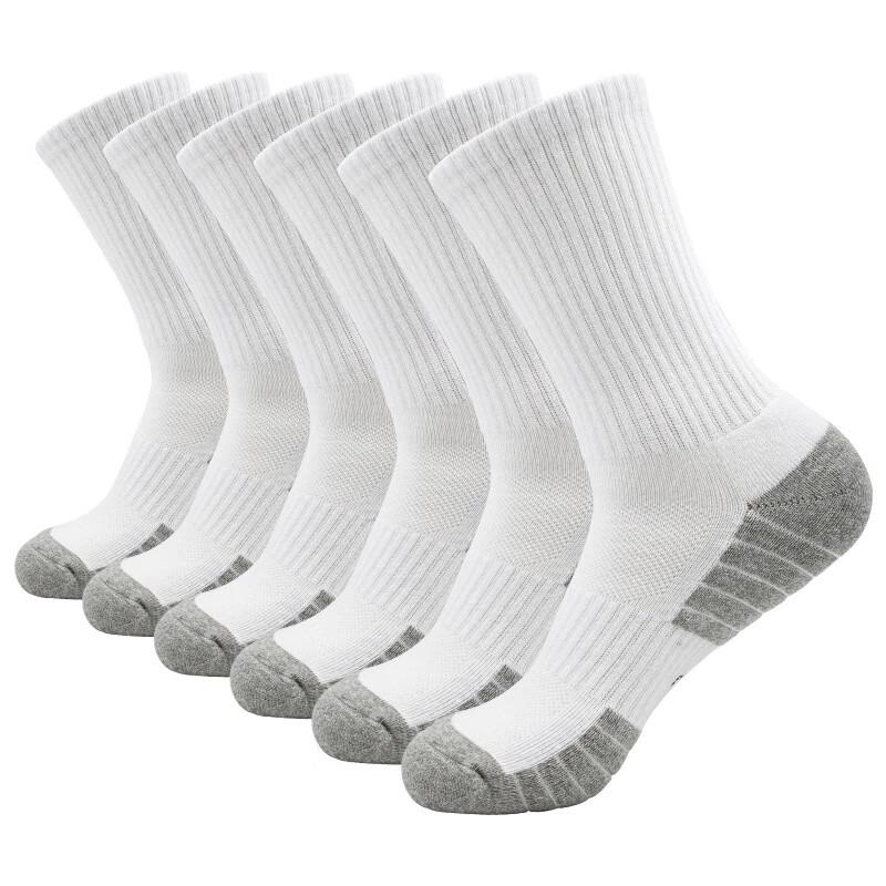 

Junbie Men s Basketball Mid-Calf Towel Bottom Socks L