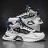 Autumn new high-top sports shoes inner height increase casual running dad shoes