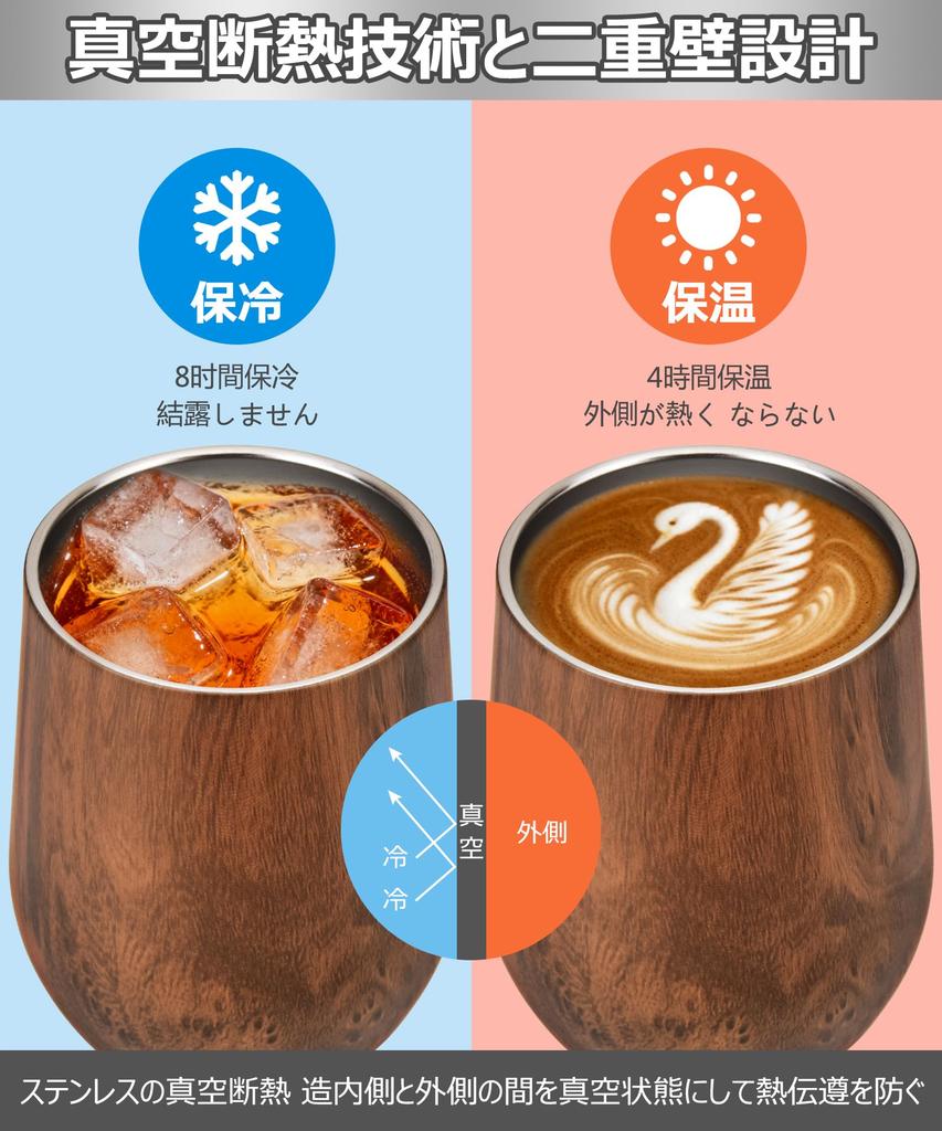 Deluxe 350ml Vacuum Insulated Tumbler Gift Stainless Insulates Hot and Cold Includes Rose Soap Message and 4 Stainless Steel Ice Perfect for Respect