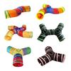 Cat Tunnel Tube Toy for Indoor Cats 5 Way/3 Way/S-Shaped Collapsible Play Tunnel with Interactive Peep Hole for Kittens Puppies Rabbits