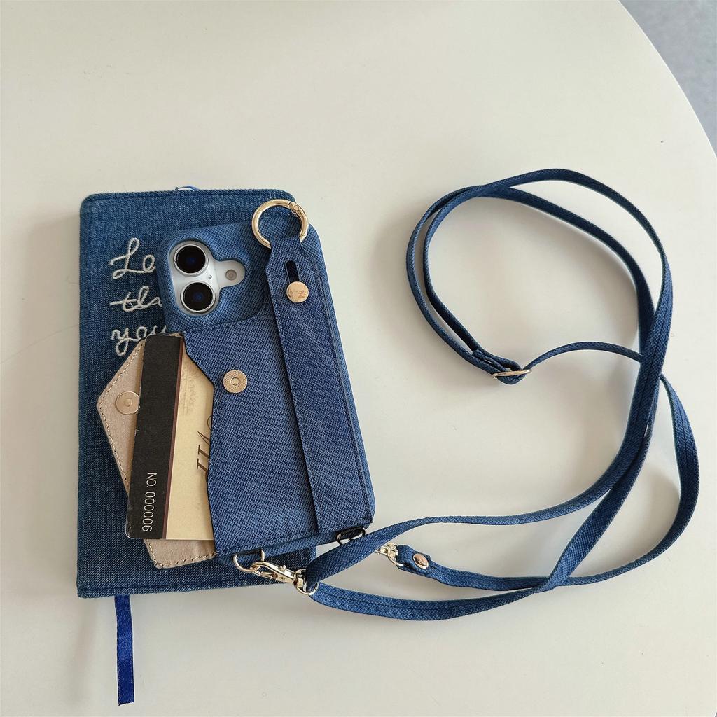 Leather Wrist Strap Ring Wallet Card Slot Holder Phone Case for IPhone 17 Air 16E 15 Plus 14 13 12 11 Pro Max Crossbody Cover