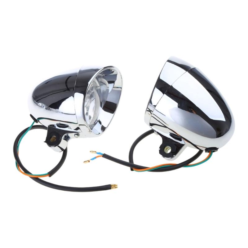 2pcs Headlight High Power Spotlight Daytime Running Driving Light for Motorcycle 1