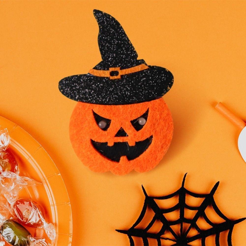 Spider Pumpkin Skeleton Brooch Bats Badge Party Clothes Brooch Halloween Pins Brooch Woman Jewelry