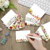 Janlaugh 12 Pads Wildflower Sticky Notes Summer Sticky Memo Pads Self Stick Flower Office Supplies Wildflower Party Favors Adhesive Notepad for