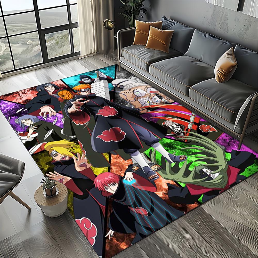 Cartoon 3D I-Itachi Japan Anime Carpet Rug for Living Room Bedroom Home Sofa Decoration,Kid Play Area Rug Non-slip Floor Mat
