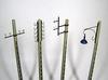 MiniArt 1/35 Scale Concrete Utility Poles (Set of 4) Plastic Model MA35563