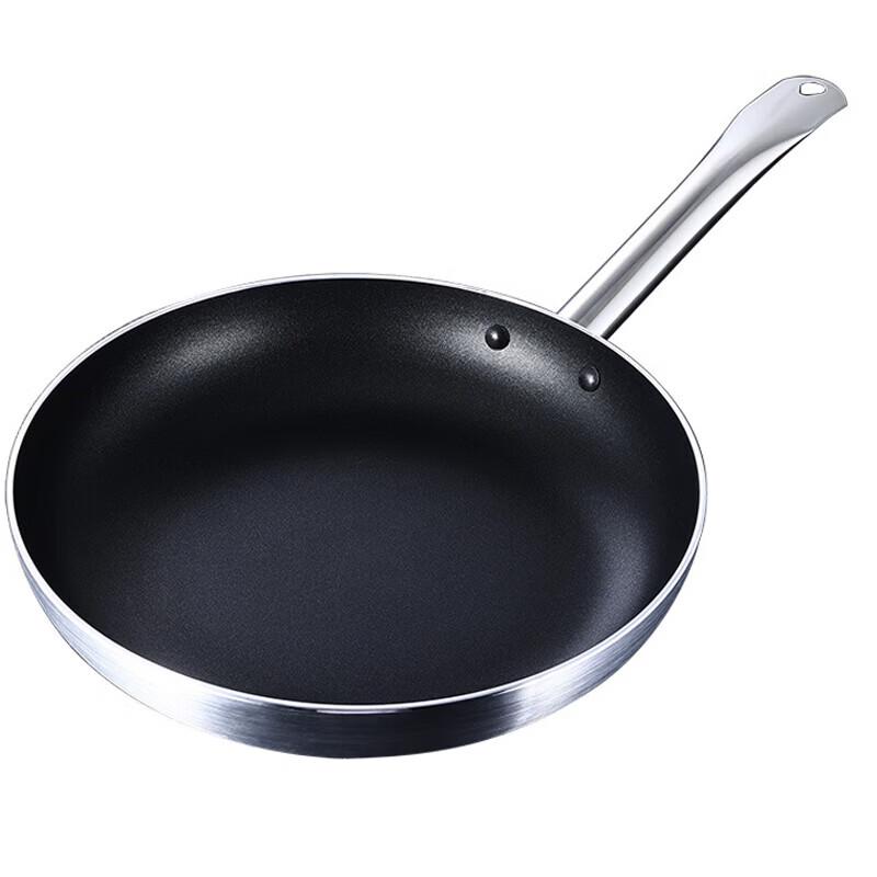 Lijiuho 36cm Stainless Steel Non-Stick Frying Pan
