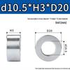 M8M10 Aluminum Alloy Thickened Round Hollow Spacer Sleeve