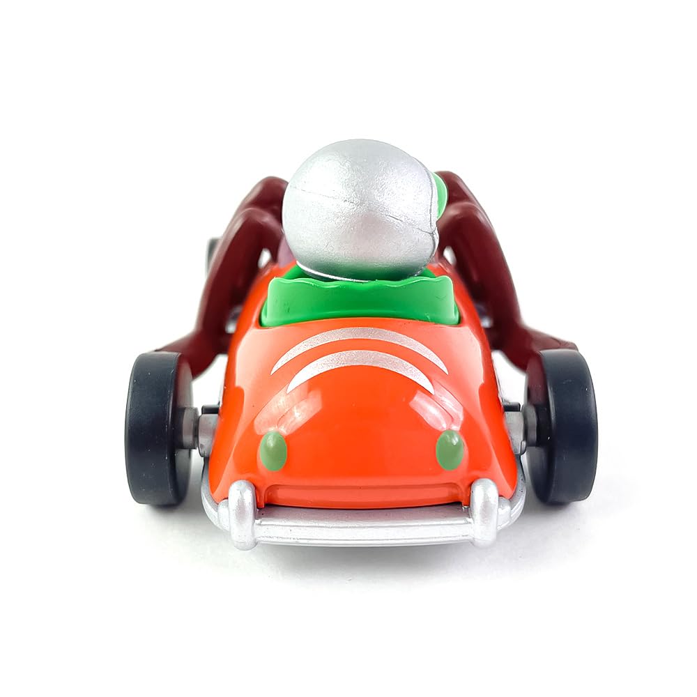 DJECO Crazy Motor Turbo Spider Sports Car Racing Car with Figures Car Suspension Educational Toy Educational Age 3 4 5 6 7 8 Boys Toddlers Baby
