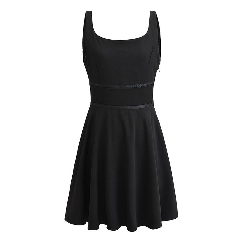 Exquisite First Date Slim White Dress French Hepburn Style Fancy Waist-Tight Slim Looking Temperament Camisole A- line Dress Skirt