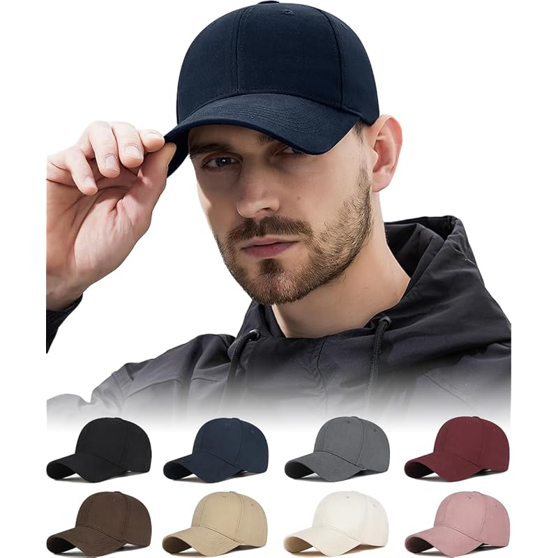 

[DINIVOO] cap men s Hat [ideal for sunshade and UV protection] UV protection mens cap Plain color simple Fashionable baseball cap golf cap outdoor