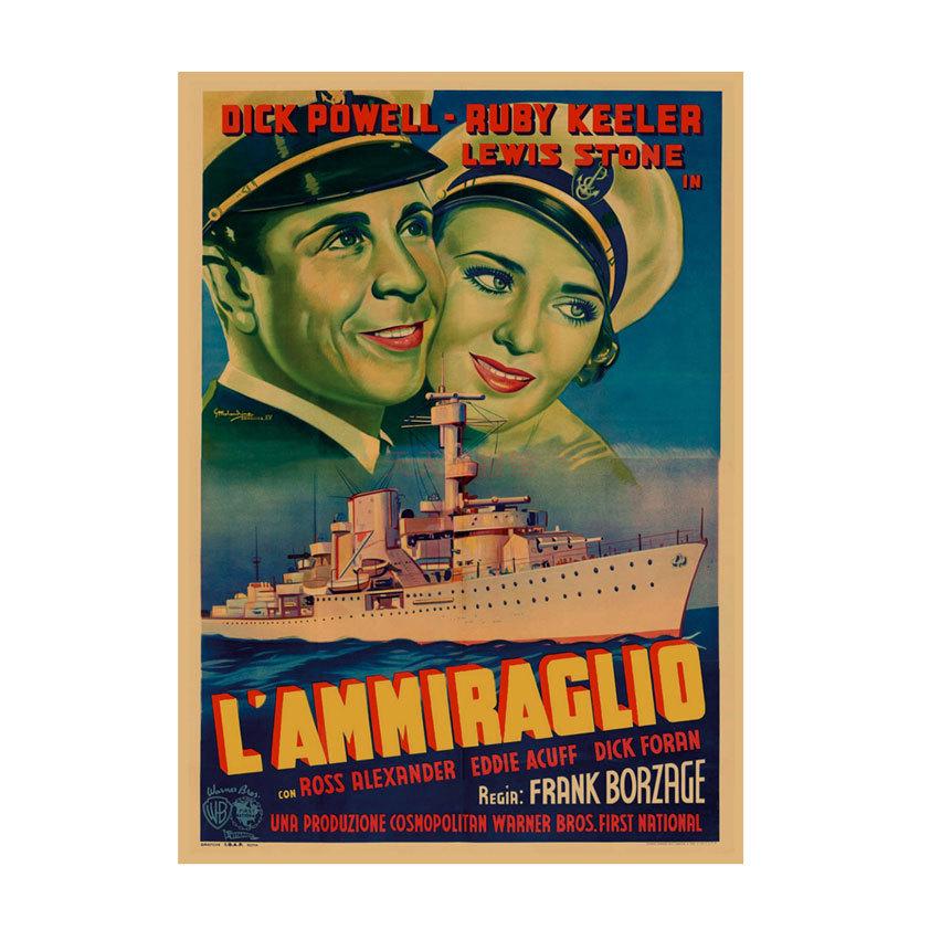 Retro Movie Illustration Poster for Bar, Cafe, or Dormitory Wall Decor