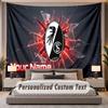Custom Name Text Tapestry SC Freiburg Personalized Polyester Wall Tapestry For Bedroom And Room