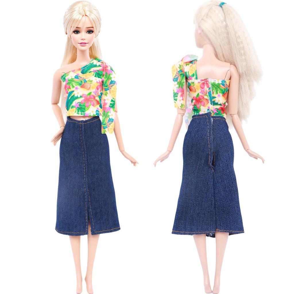 Fashion Doll Clothes for 30cm Doll 11.5 Inch Girl Doll Daily Outfit Sport Shirt Pants Mini Skirt Dress Kids Toys Accessories Gift
