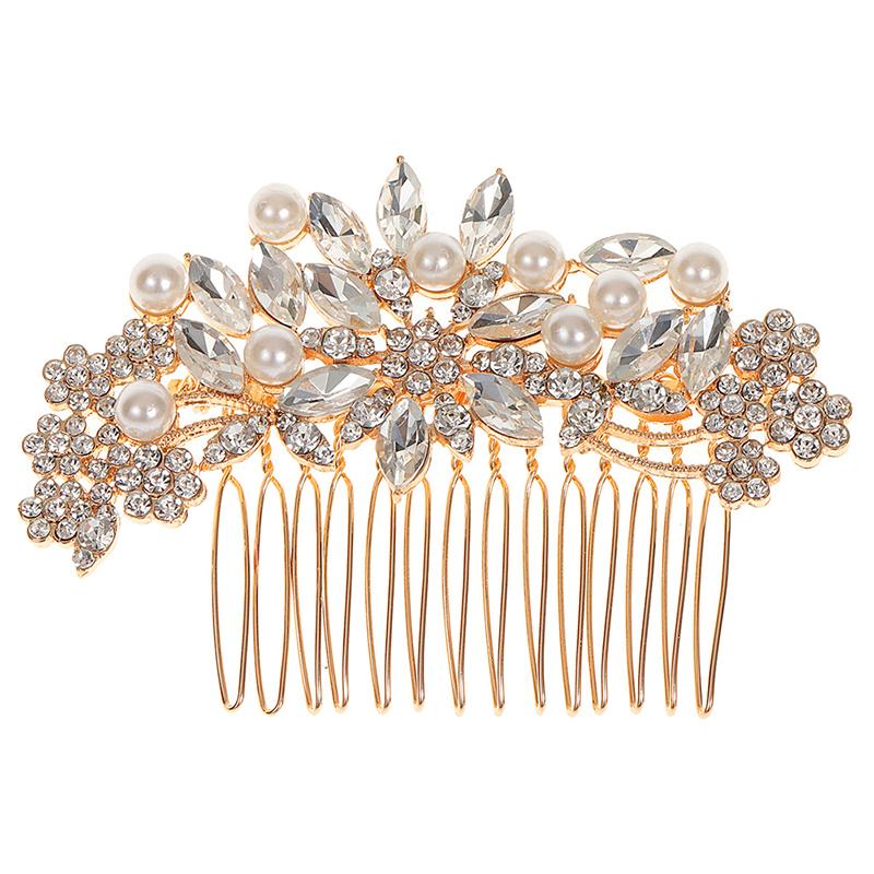 Свадебный гребень для волос с жемчугом, боковой гребень для волос, свадебные заколки для волос, свадебные аксессуары для волос, украшения для волос для женщин и девушек.
