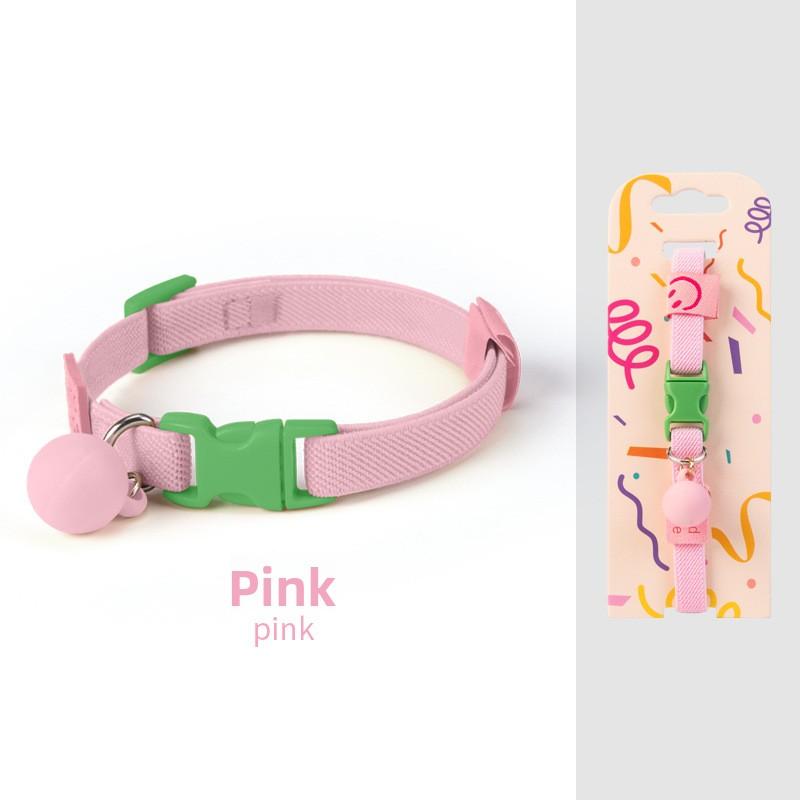 1pcs Adjustable Elastic Pet Collar, No Choke, Dog and Cat Necklace with Stylish Design
