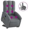 VidaXL Fauteuil de Massage Inclinable, Chaise de Relaxation avec Dossier et Repose-pied Réglables, Siège de Salon, Moderne, 3204105