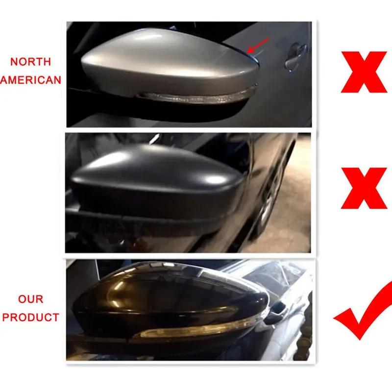 For Volkswagen VW Jetta 2011-2017 Passat B7 2011-2014 ABS Car Rearview Side Mirror Cover Wing Cap Exterior Door Trim Replacement