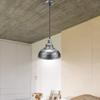 Modern Style Industrial Pot Cover Pendant Lamp for Dinning Room Study Ceiling Light Decorations30cm Diameter Silver