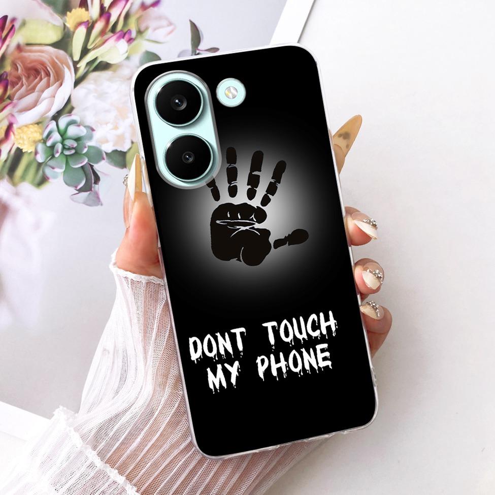 6.59'' Case For Xiaomi Poco X8 Pro 5G Cover Transparent Fashion Flowers Cute Cat Cool Painted Soft Casing 2511FPC34G