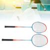 Badminton Rackets Set for Outdoor Backyard Games Training Including 2 Racquets 3 Nylon Badminton Shuttlecocks Carrying Bag