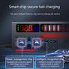 1 Piece Auto Accessories Usb Chargers Voltage Display Car Inverter Car Socket Usb Fast Charging 200W Qc 3.0 Power Adapter