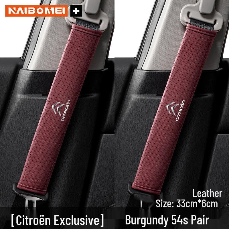 Seat Belt Shoulder Protector for Citroen C3, C4, Elysee, C5, C5 Aircross, and C6