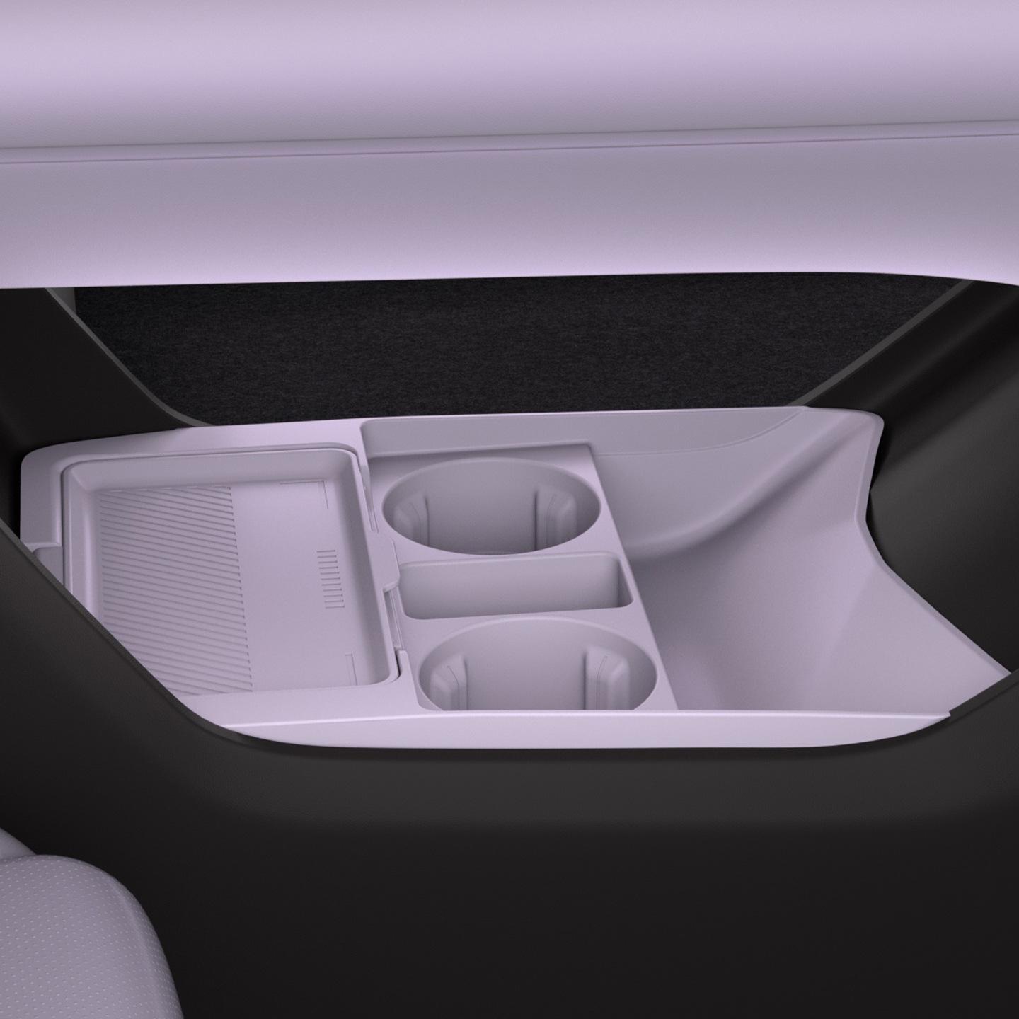 Deep Blue L06 Center Console Storage Box Organizer - Car Interior Accessories