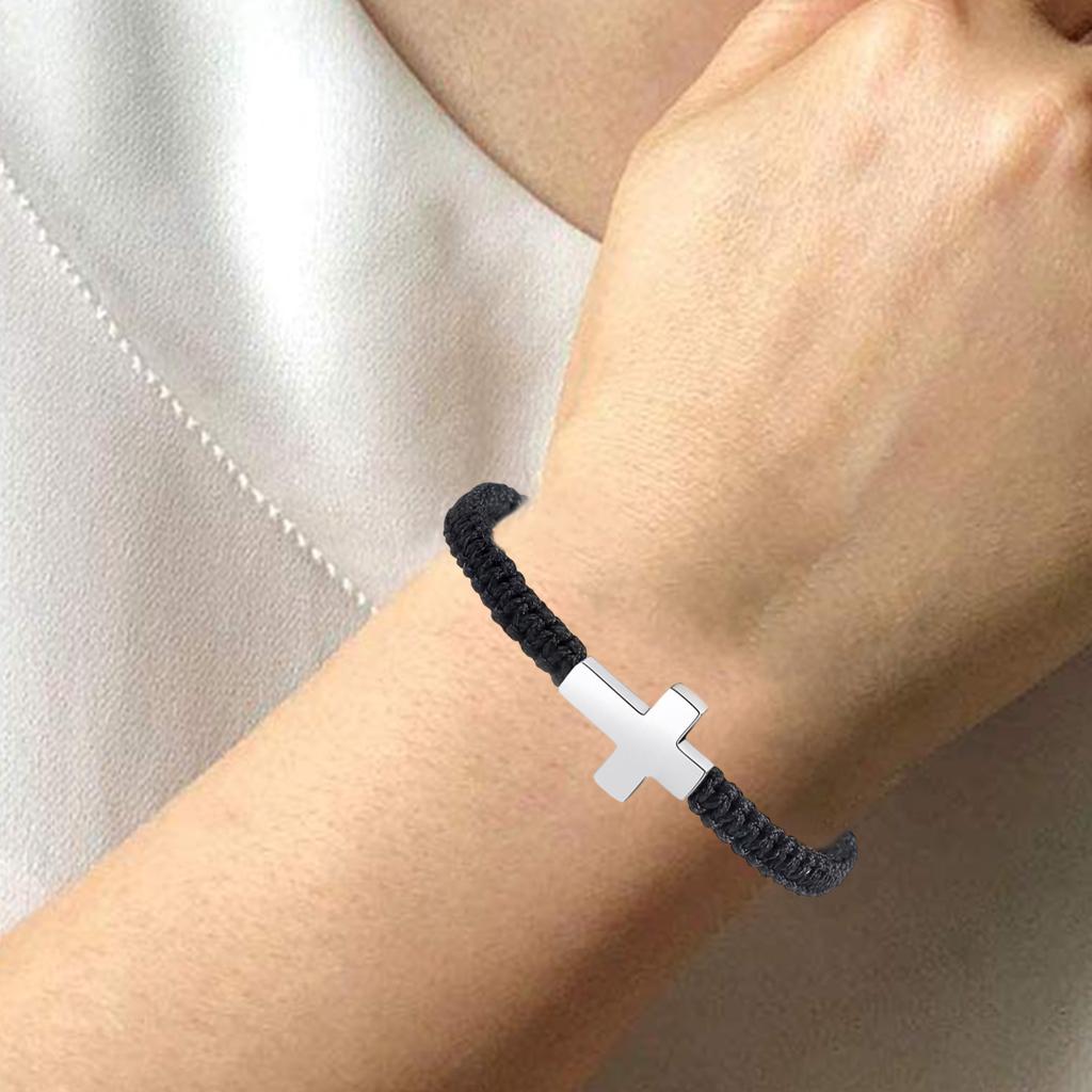 Bekvämt Kärleksfullt Minnesarmband med Kors Justerbar Handledsrem för Hela Dagen Minnesaccessoar för Husdjur