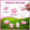 5/10/20 Stück Süßes Rosa Schwein Mini Gummi Schreiendes Geräusch Sparschwein Lustige Ornamente Haustier Geschenke Quietschen Spiel Requisiten Geeignet für Hund Katze ZYF
