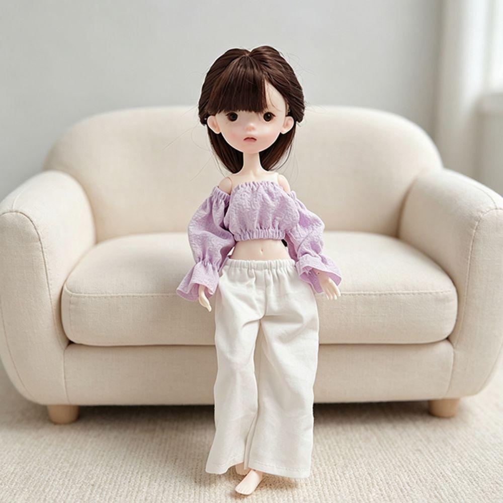 Fashion Sweater Pleated Skirt Set Princess Dresses For Blythe Doll/For OB24 OB22 Small 1/6 Dolls