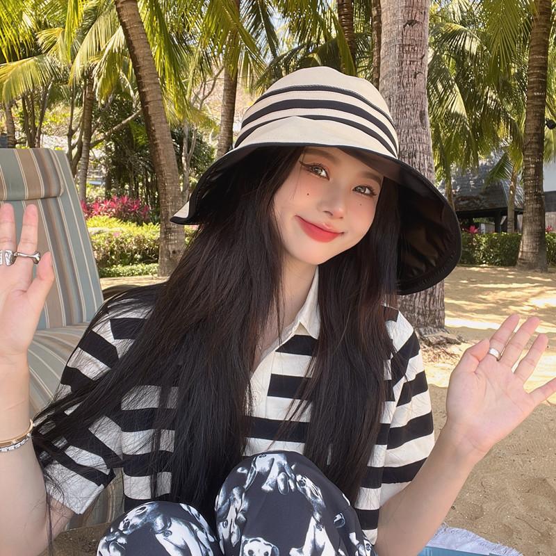 Summer Stylish Sun Protection Hat Women Korean Fashion Versatile Younger Look