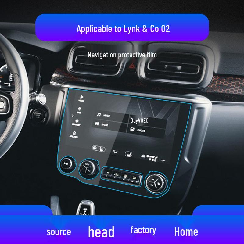 Lynk 02 & 03 Screen Protectors: Tempered Film for Navigation and Instrument Panels