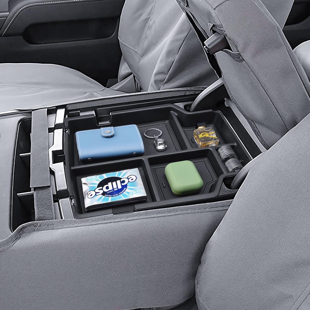 Sixthsmoy Center Console Organizer for 2014-2018 Chevy Silverado 1500 and GMC Sierra 1500 Armrest Storage Box Tray Accessories