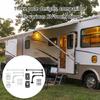 T-Style Door Holder Catches Door Catches Exterior Door Hold Hook Keeper Entrance Latches with Screws for Campers Trailer