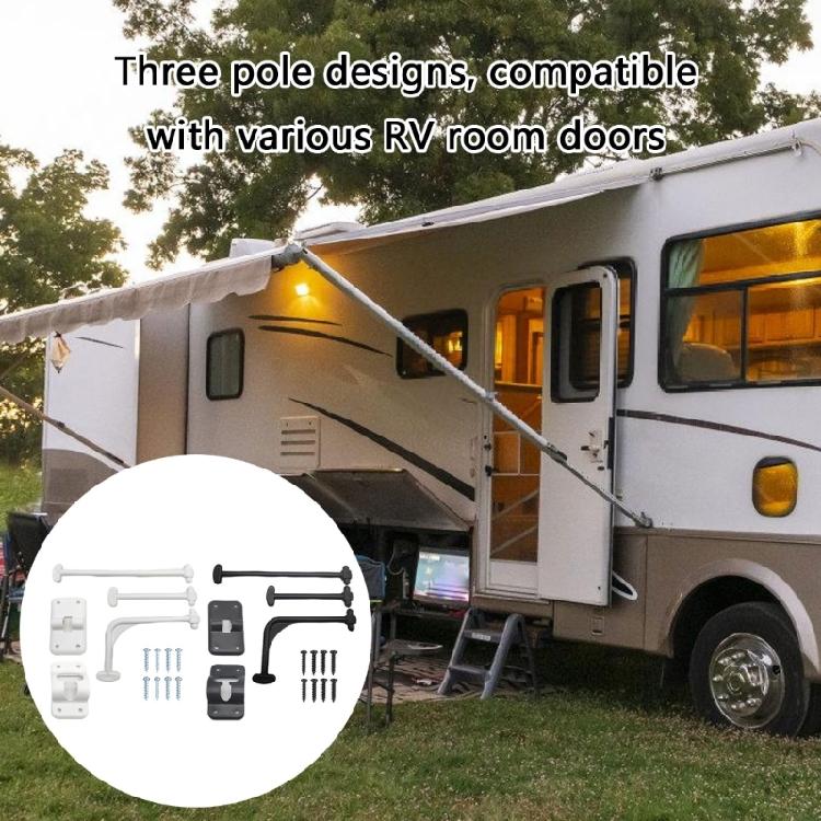 T-Style Door Holder Catches Door Catches Exterior Door Hold Hook Keeper Entrance Latches with Screws for Campers Trailer