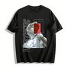 Reckless Society David Statue Print Casual Artistic Loose Top Pure Cotton T-shirt