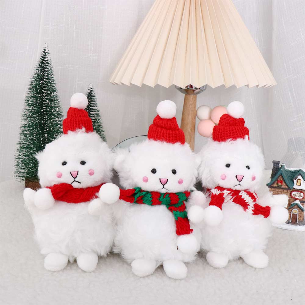 Kids Gift Ornament Mobile Phone Hanging Car Key Ring Christmas Decorations Plush Keychain Key Chain