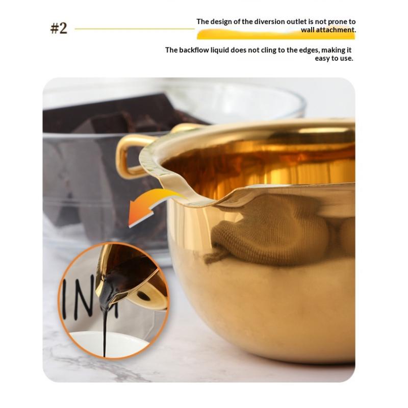 Stainless Steel Candle Wax Melting Boiler Pot With Heat Resistant Handle For Melting Chocolate Candy And Candle Making Supplies