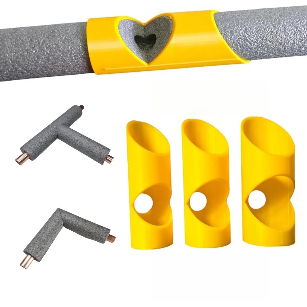 3Pcs 15mm/ 22mm/28mm Foam Pipe Cutting Tool Durable Easy To Use Insulation Cutting Fixture Commercial Places