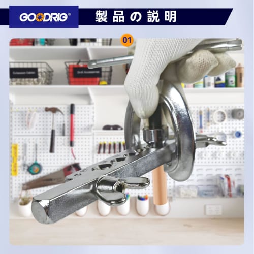 10-Piece Stainless Steel Double Flaring Tool Set for Copper Pipes 3/16" To 5/8" (4.8" To 15.9mm) Diameter, 45 Degree Flare, Includes Storage Case