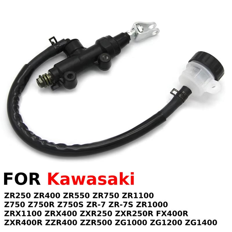Rear caliper Brake Master Cylinder For Kawasaki Z750 Z750R Z750S ZR-7 ZR-7S ZRX1100 ZRX400 ZXR250 ZXR250R FX400R ZXR400R ZZR400