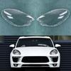 For Porsche Macan 2014 2015 2016 2017 Transparent Cover Lamp Shade Headlight Shell Lens Replace Original Lampshade Plexiglass