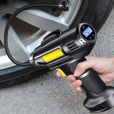 Portable Car Air Compressor Electric Car Tire Inflator Pump Wireless Electric Air Pump for Car Bike Motorcycle Boat Pump