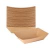 50pcs Collapsible Single Use Pet Feeding Bowl Feeder Dishes Recyclable Kraft Paper Feeding Plate Convenient Travel Dish