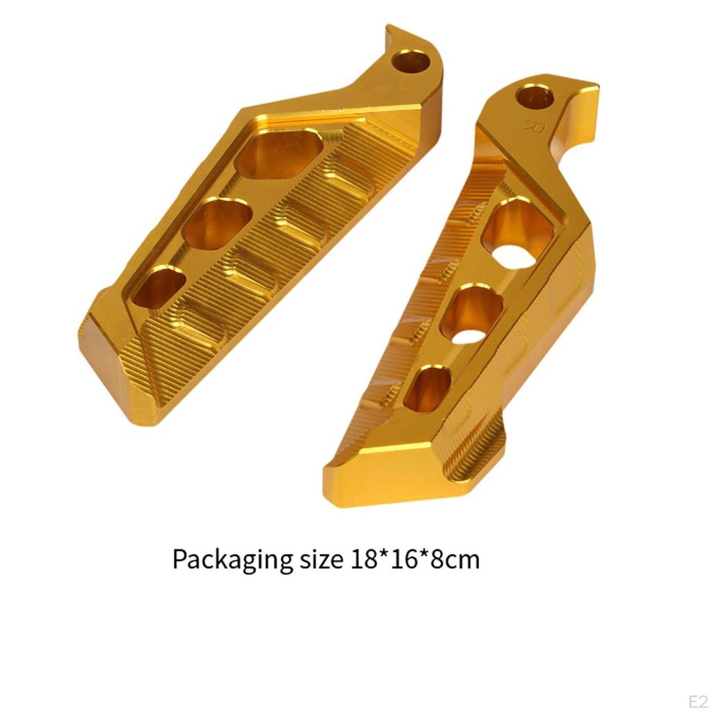 Motorcycle Footpegs Pedals Foot Rest Pegs Replacing Aluminum Alloy Spare Parts Rear