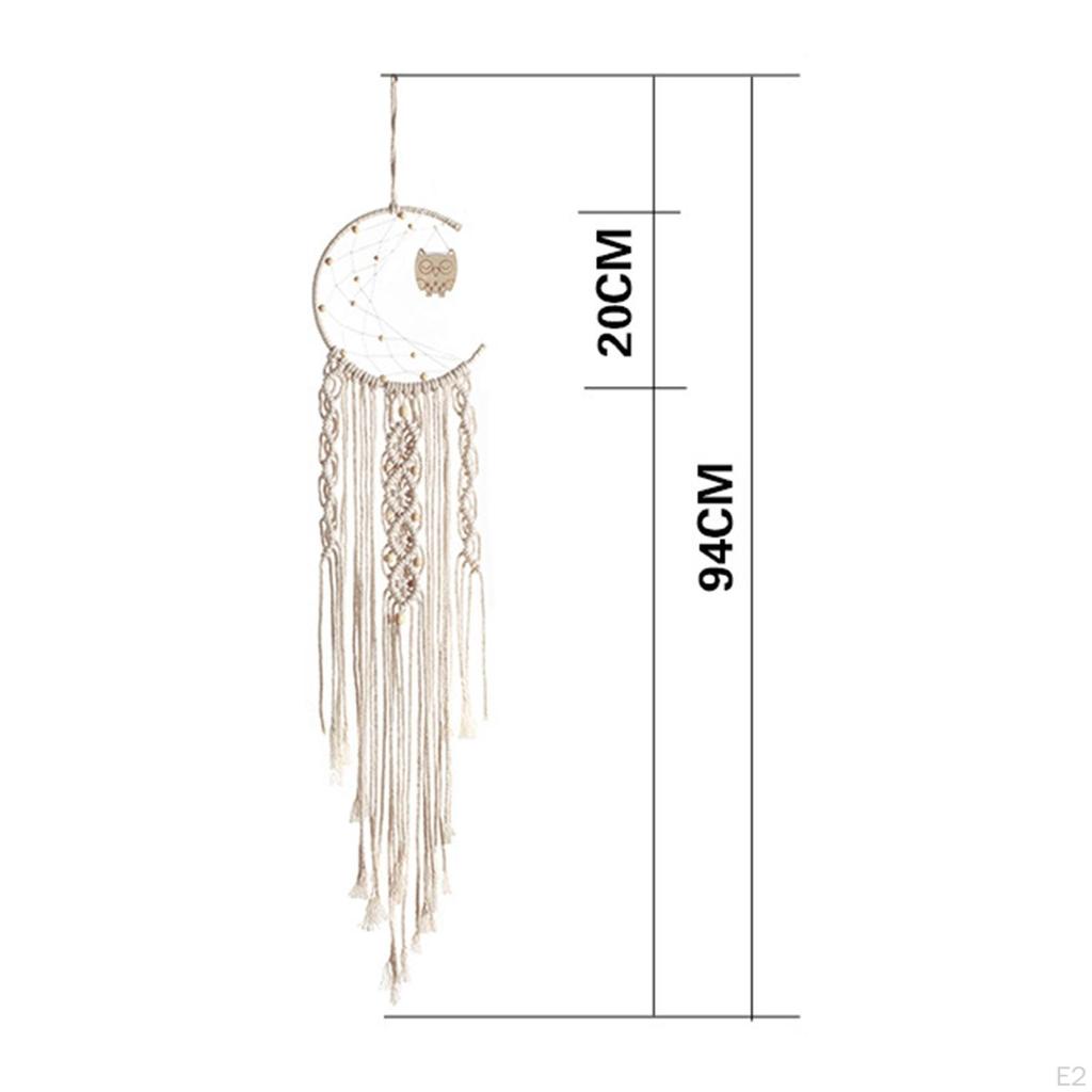 DIY Cotton Woven Macrame Material Kit Chic Tapestry for Backdrop Ornament